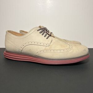 Mens COLE HAAN Original Grand OS Wingtip Oxford Shoes / Size 9.5 Medium